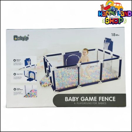 بركة طابات حجم كبير -Baby Game Fence