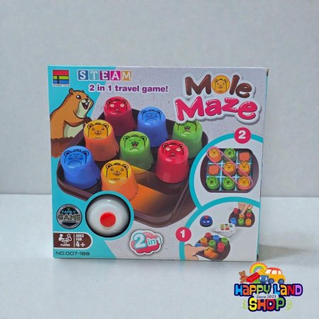 لعبة المتاهة الخلد – Mole Maze 2 in 1 Travel Game