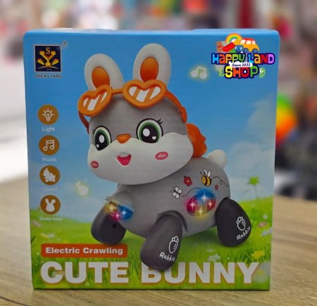 لعبة الأرنب الزاحف  – Cute Bunny Electric Crawling Toy