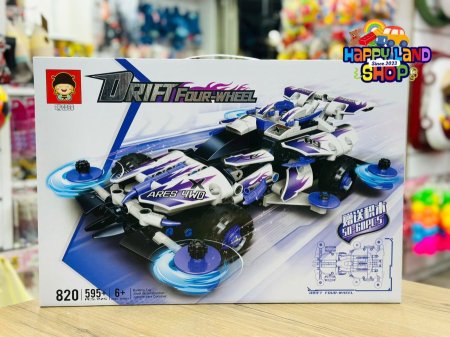 لعبة ليجو سيارة السباق 595 قطعة – Drift Four-Wheel ARES 4WD