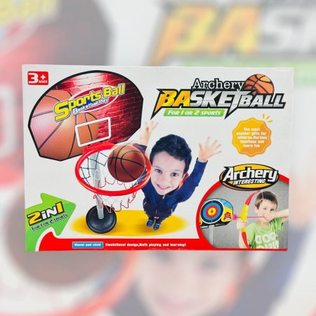 كرة السلة والرماية في لعبة واحدة -Sports Playset