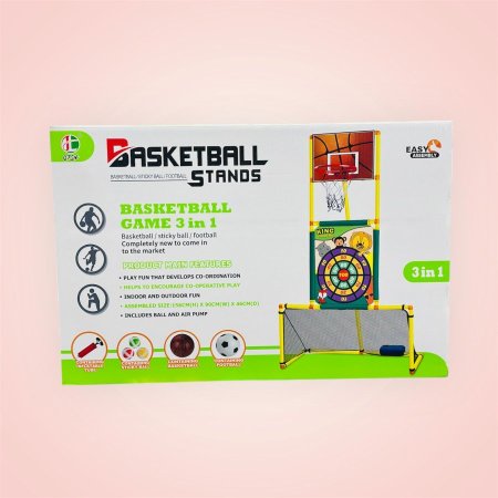 Basketball Stands – مجموعة الرياضة الثلاثية