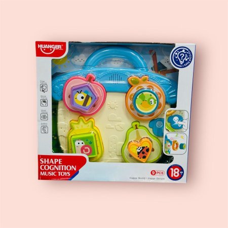 لعبة موسيقية باشكال حيوانات  Shape Cognition Music Toys