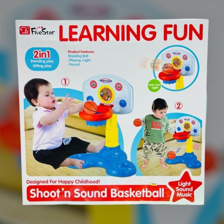 لعبة كرة سلة تفاعلية للأطفال Shoot'n Sound Basketball