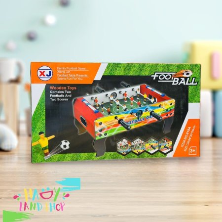 لعبة طاولة كرة القدم الخشبية (Wooden Football Table Game)