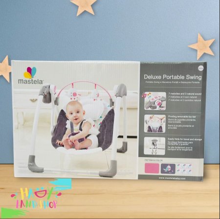 أرجوحة Mastela الفاخرة المحمولة <br> <span class='text-color-warm'>سيتوفر قريباً</span>