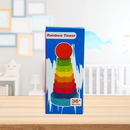لعبة خشب برج الرينبو