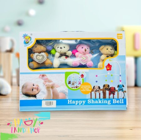 لعبة سرير اطفال موبايل دوران مفتاح