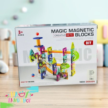 لعبة ليجو مغناطيس انابيب Magic Magnetic Blocks
