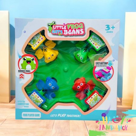 لعبة تحدي مسك الكرات ضفادع