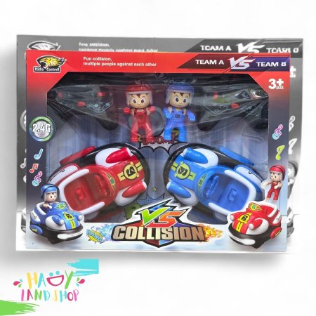 سيارات اطفال لاسلكية تصادم