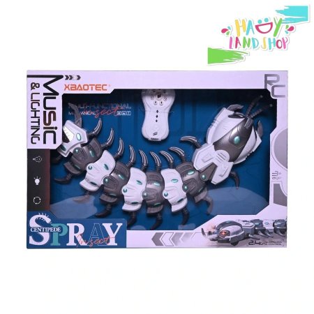 لعبة حشرة السنّور الآلية SPRAY Centipede -زواحف لاسكلية