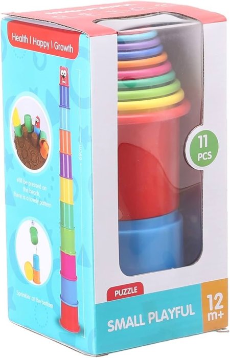 لعبة ترتيب أكواب التكديس التعليمية – SMALL PLAYFUL