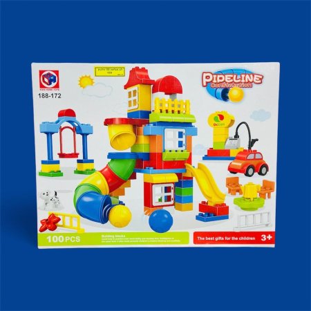 لعبة ليجو بناء PIDELINE من 100 قطعة
