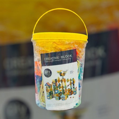 لعبة ليجو بزل تعليمي مكعبات البناء الإبداعية - وسط