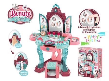 لعبة ستاند تجميل للأطفال "Beauty Angel" مع مرآة سحرية