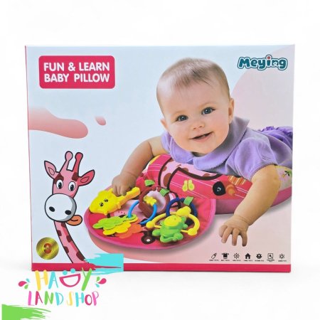 وسادة تعليمية للرضّع "FUN & LEARN BABY PILLOW" من Meying